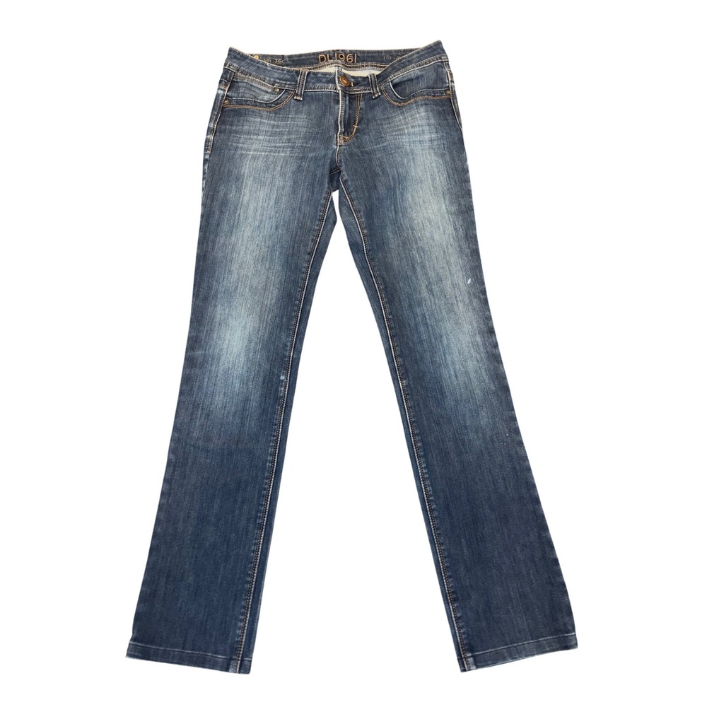 DL1961 Slim Straight Jeans Size 28 Blue Medium Wash Premium Denim Casual
